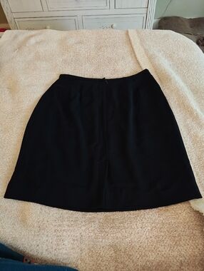 Vintage Ann Taylor Loft Classic Black A-Line Women's Skirt Sz 8